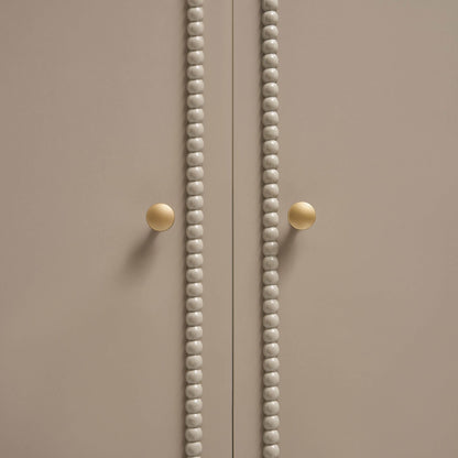 Posy 2 Door Wardrobe with Drawer - Taupe - DUSK