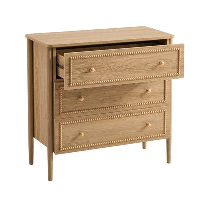 Posy 3 Drawer Chest - Light Wood - DUSK