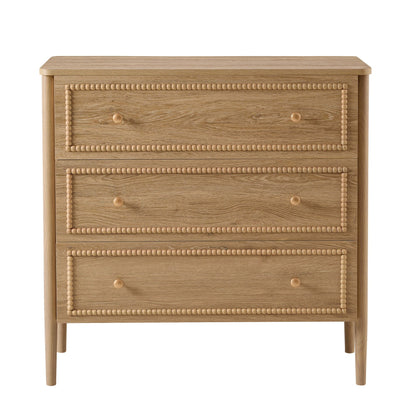 Posy 3 Drawer Chest - Light Wood - DUSK