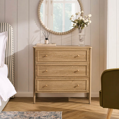 Posy 3 Drawer Chest - Light Wood - DUSK