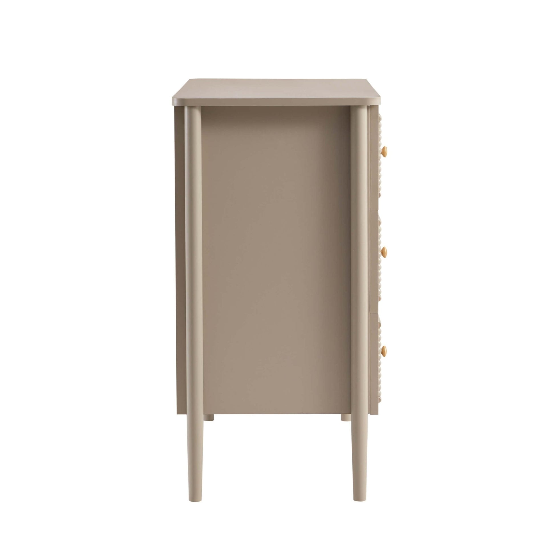 Posy 3 Drawer Chest - Taupe - DUSK