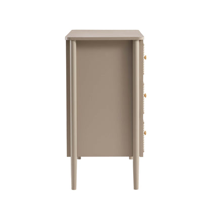 Posy 3 Drawer Chest - Taupe - DUSK