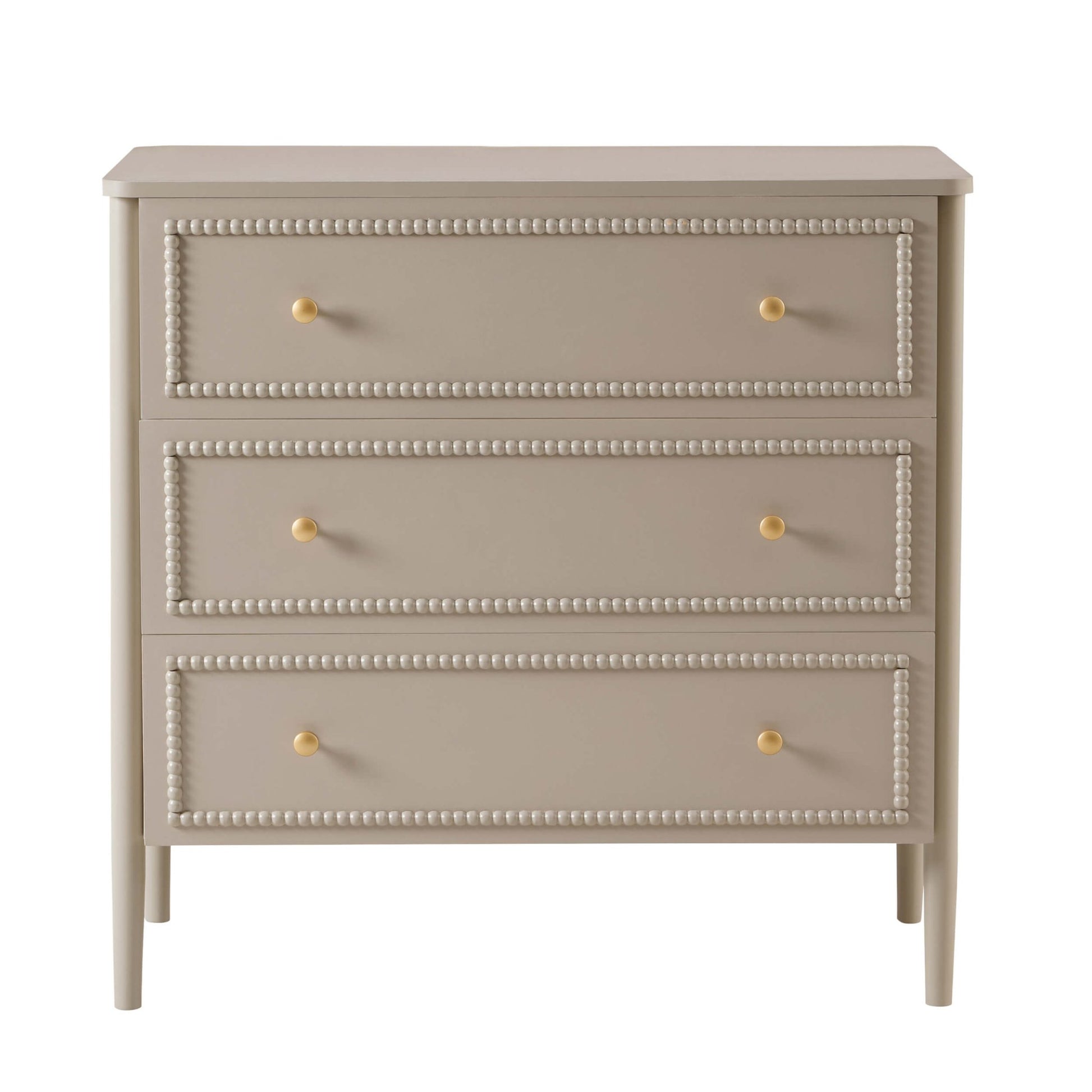 Posy 3 Drawer Chest - Taupe - DUSK