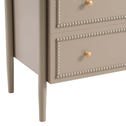 Posy 3 Drawer Chest - Taupe - DUSK