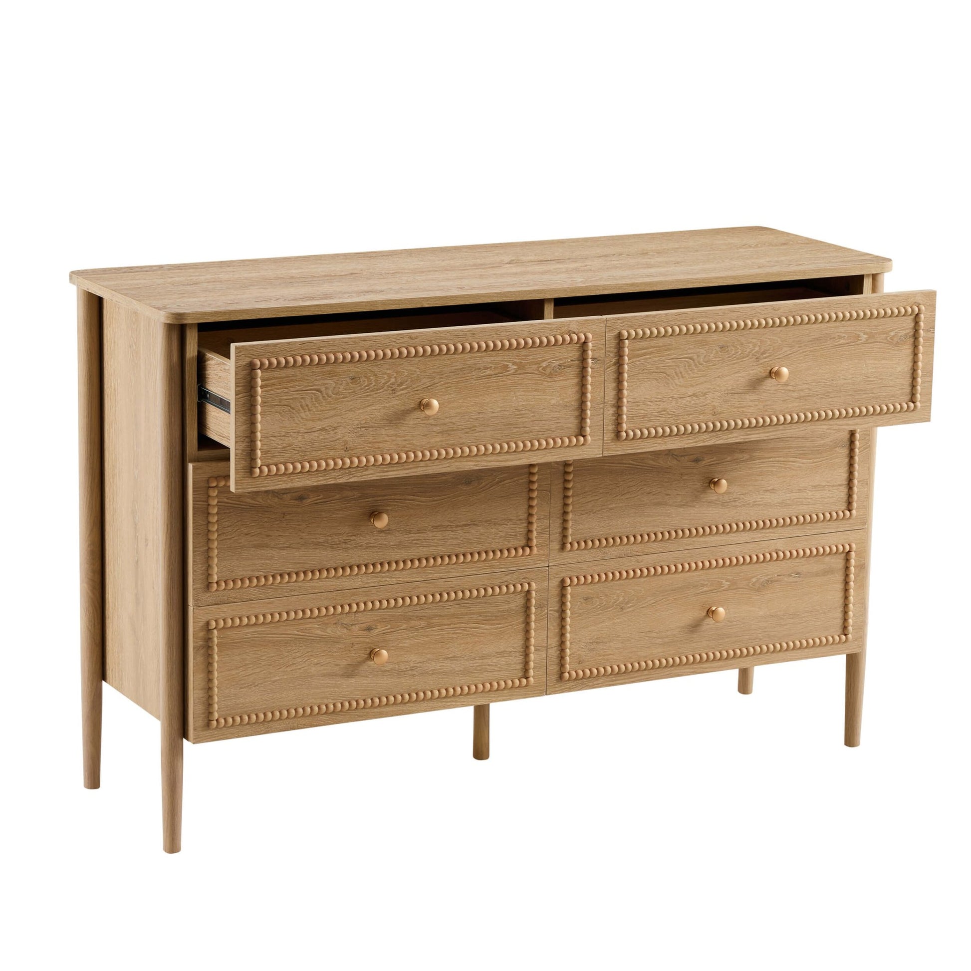 Posy 6 Drawer Chest - Light Wood - DUSK