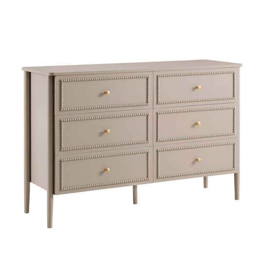 Posy 6 Drawer Chest - Taupe - DUSK