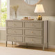 Posy 6 Drawer Chest - Taupe - DUSK