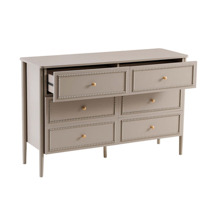 Posy 6 Drawer Chest - Taupe - DUSK