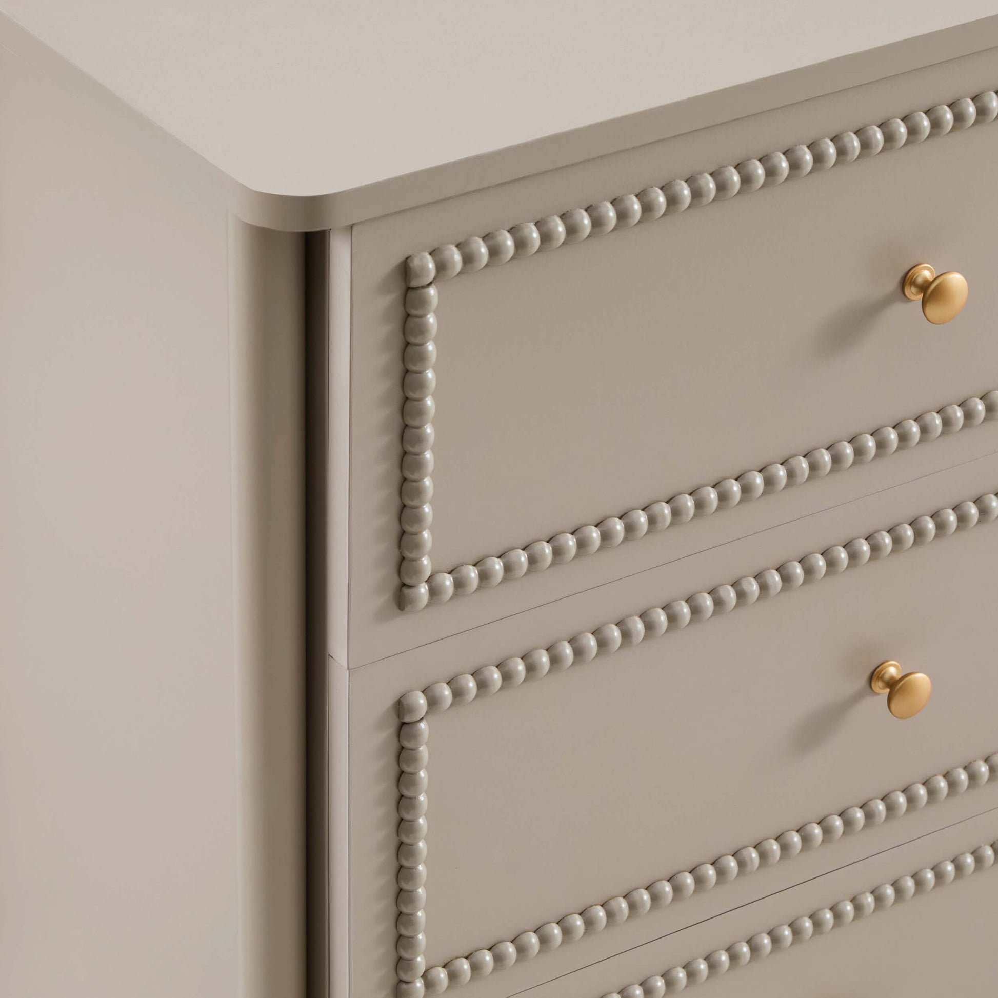 Posy 6 Drawer Chest - Taupe - DUSK