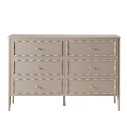 Posy 6 Drawer Chest - Taupe - DUSK