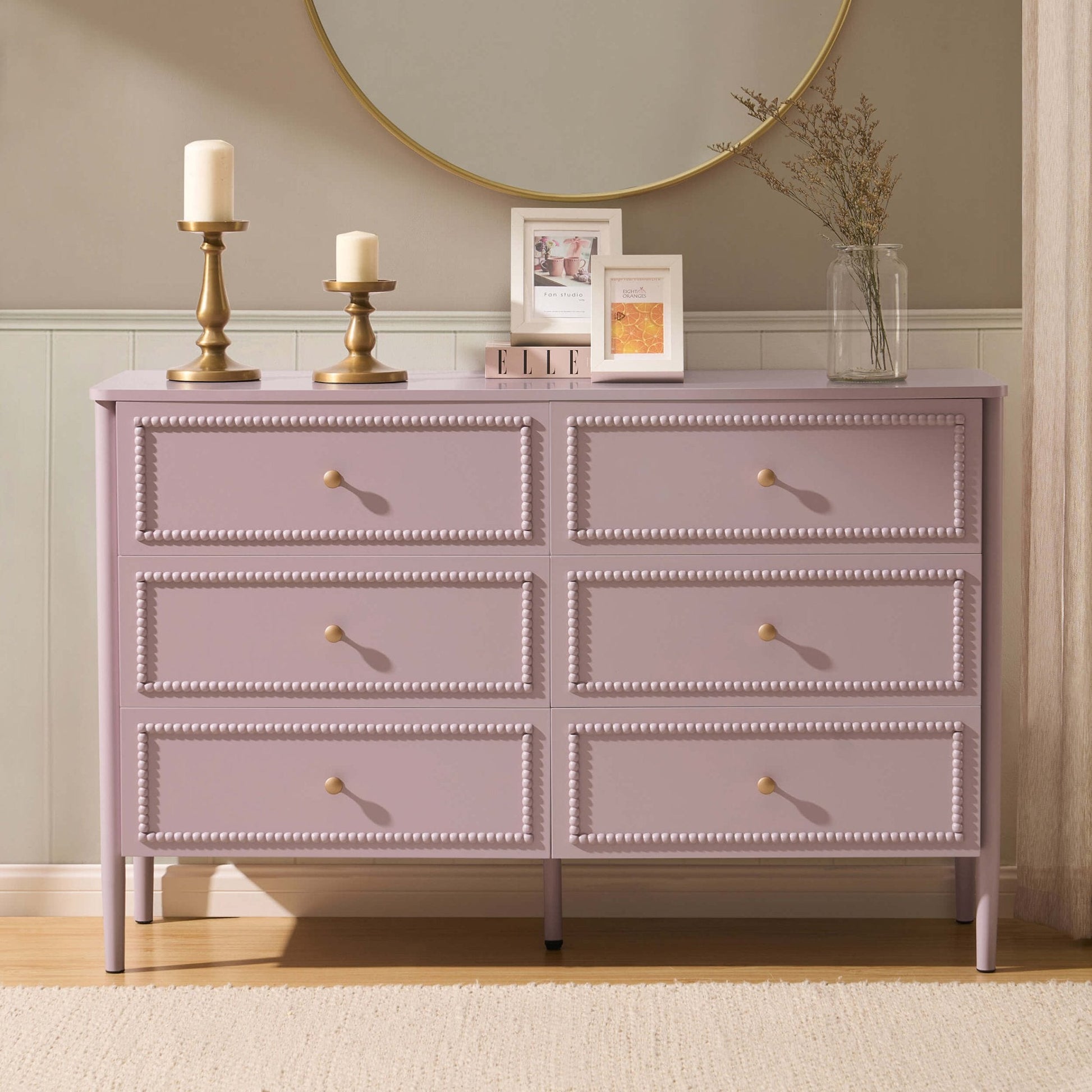 Posy 6 Drawer Chest - Violet Ice - DUSK