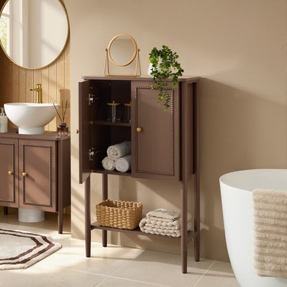 Posy Bathroom Storage Cabinet - Mocha - DUSK