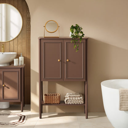 Posy Bathroom Storage Cabinet - Mocha - DUSK