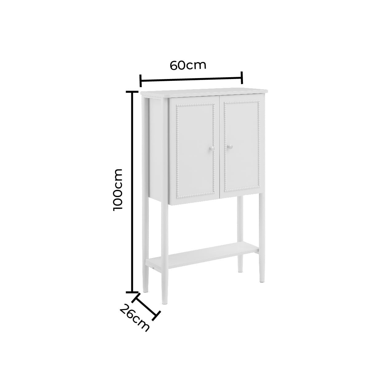 Posy Bathroom Storage Cabinet - Taupe - DUSK
