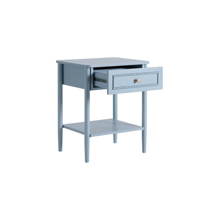 Posy Bobbin 1 Drawer Nightstand - Sky Blue - DUSK