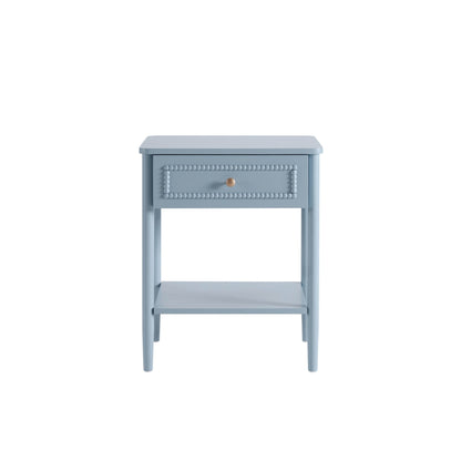 Posy Bobbin 1 Drawer Nightstand - Sky Blue - DUSK