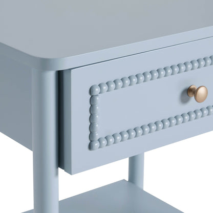 Posy Bobbin 1 Drawer Nightstand - Sky Blue - DUSK