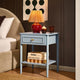 Posy Bobbin 1 Drawer Nightstand - Sky Blue - DUSK