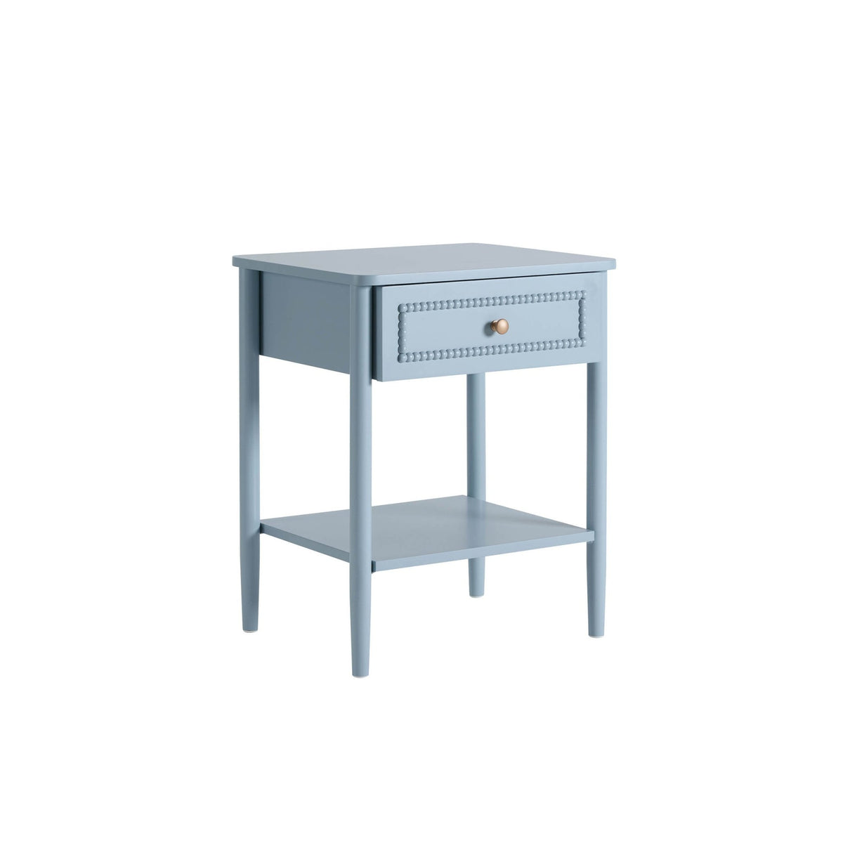 Posy Bobbin 1 Drawer Nightstand - Sky Blue - DUSK