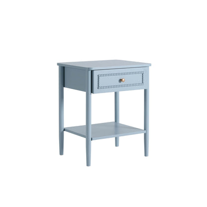 Posy Bobbin 1 Drawer Nightstand - Sky Blue - DUSK