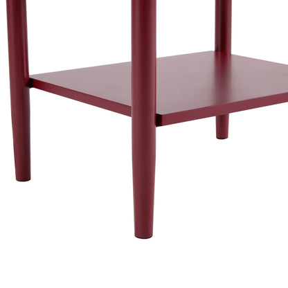 Posy Bobbin 1 Drawer Nightstand - Wine - DUSK