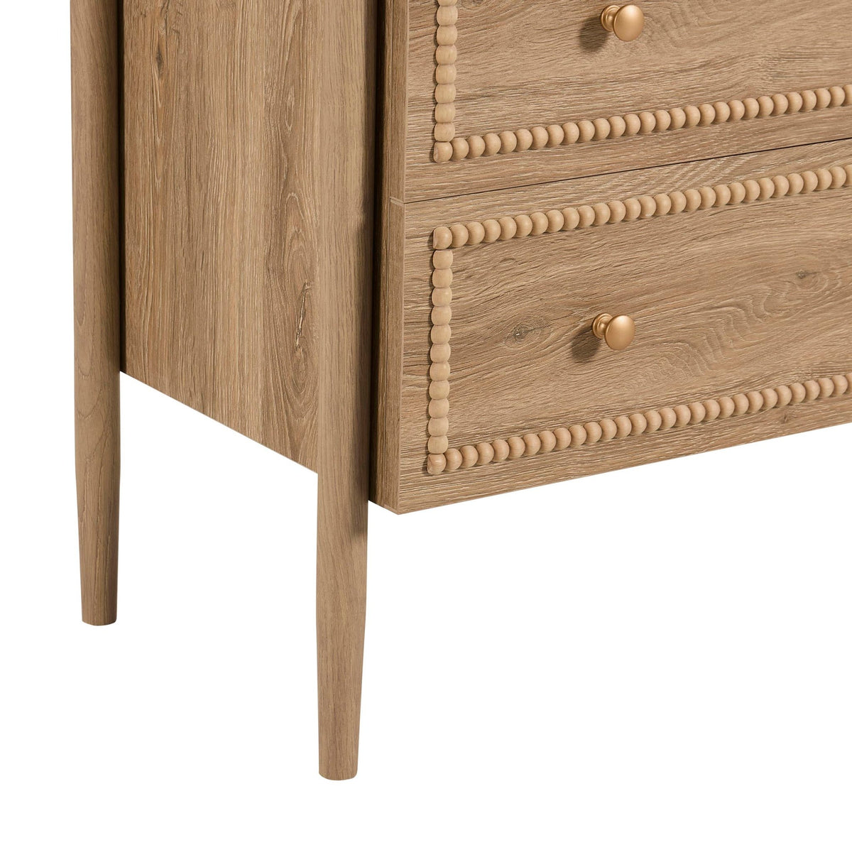 Posy Bobbin 4 Drawer Chest - Light Wood - DUSK