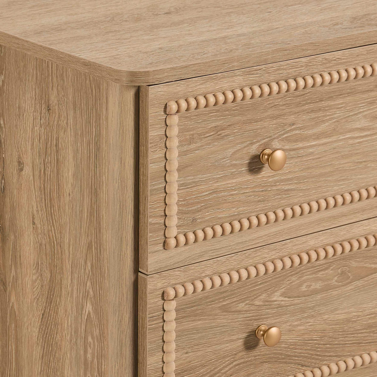 Posy Bobbin 4 Drawer Chest - Light Wood - DUSK