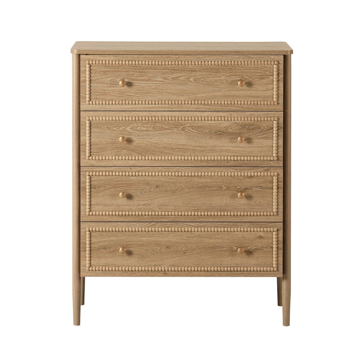 Posy Bobbin 4 Drawer Chest - Light Wood - DUSK