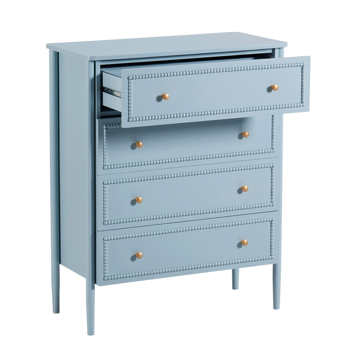 Posy Bobbin 4 Drawer Chest - Sky Blue - DUSK
