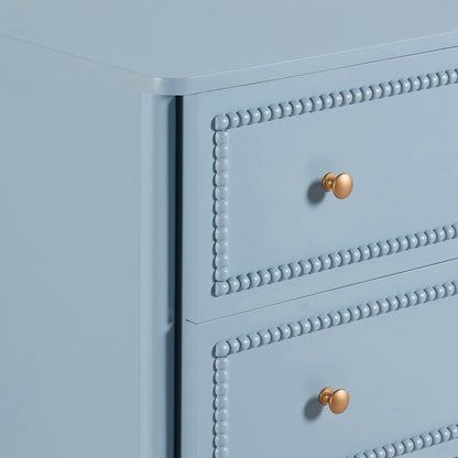 Posy Bobbin 4 Drawer Chest - Sky Blue - DUSK