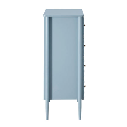 Posy Bobbin 4 Drawer Chest - Sky Blue - DUSK