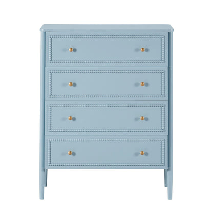 Posy Bobbin 4 Drawer Chest - Sky Blue - DUSK