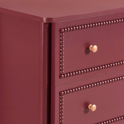 Posy Bobbin 4 Drawer Chest - Wine - DUSK