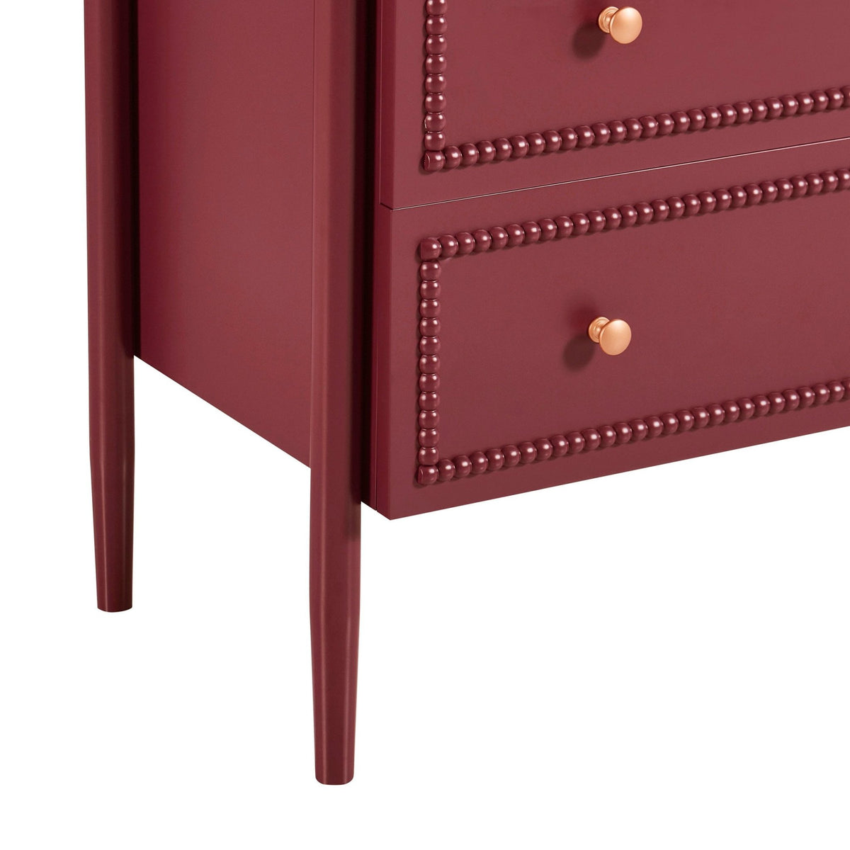Posy Bobbin 4 Drawer Chest - Wine - DUSK