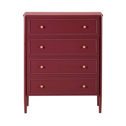 Posy Bobbin 4 Drawer Chest - Wine - DUSK