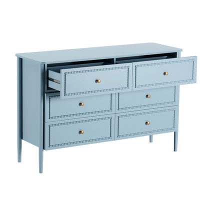 Posy Bobbin 6 Drawer Chest - Sky Blue - DUSK
