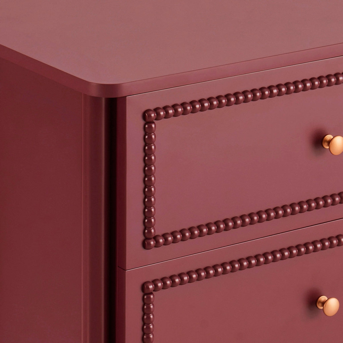 Posy Bobbin 6 Drawer Chest - Wine - DUSK