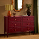 Posy Bobbin 6 Drawer Chest - Wine - DUSK