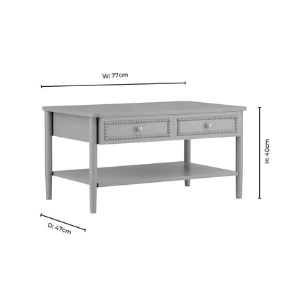 Posy Bobbin Dressing Table - Taupe - DUSK