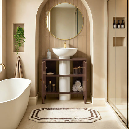 Posy Under Sink Bathroom Cabinet - Mocha - DUSK