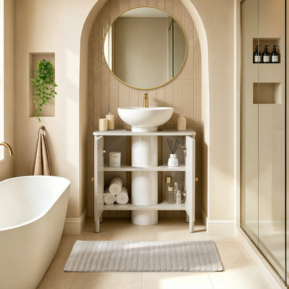 Posy Under Sink Bathroom Cabinet - Taupe - DUSK