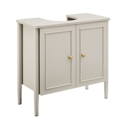 Posy Under Sink Bathroom Cabinet - Taupe - DUSK