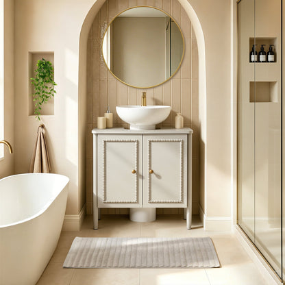 Posy Under Sink Bathroom Cabinet - Taupe - DUSK