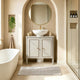 Posy Under Sink Bathroom Cabinet - Taupe - DUSK