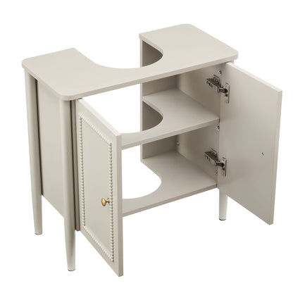 Posy Under Sink Bathroom Cabinet - Taupe - DUSK