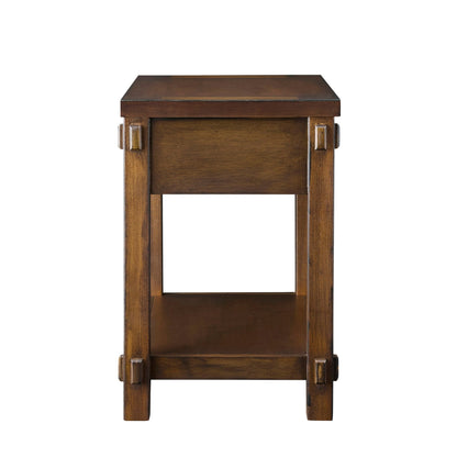 Prim 1 Drawer Wide Nightstand - Walnut - DUSK