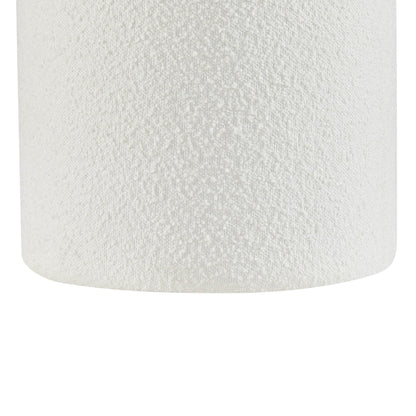 Primrose Boucle Dressing Table Storage Stool - Off White - DUSK