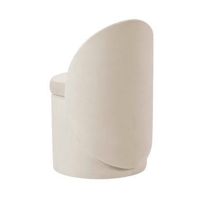 Primrose Dressing Table Storage Stool - Ecru - DUSK