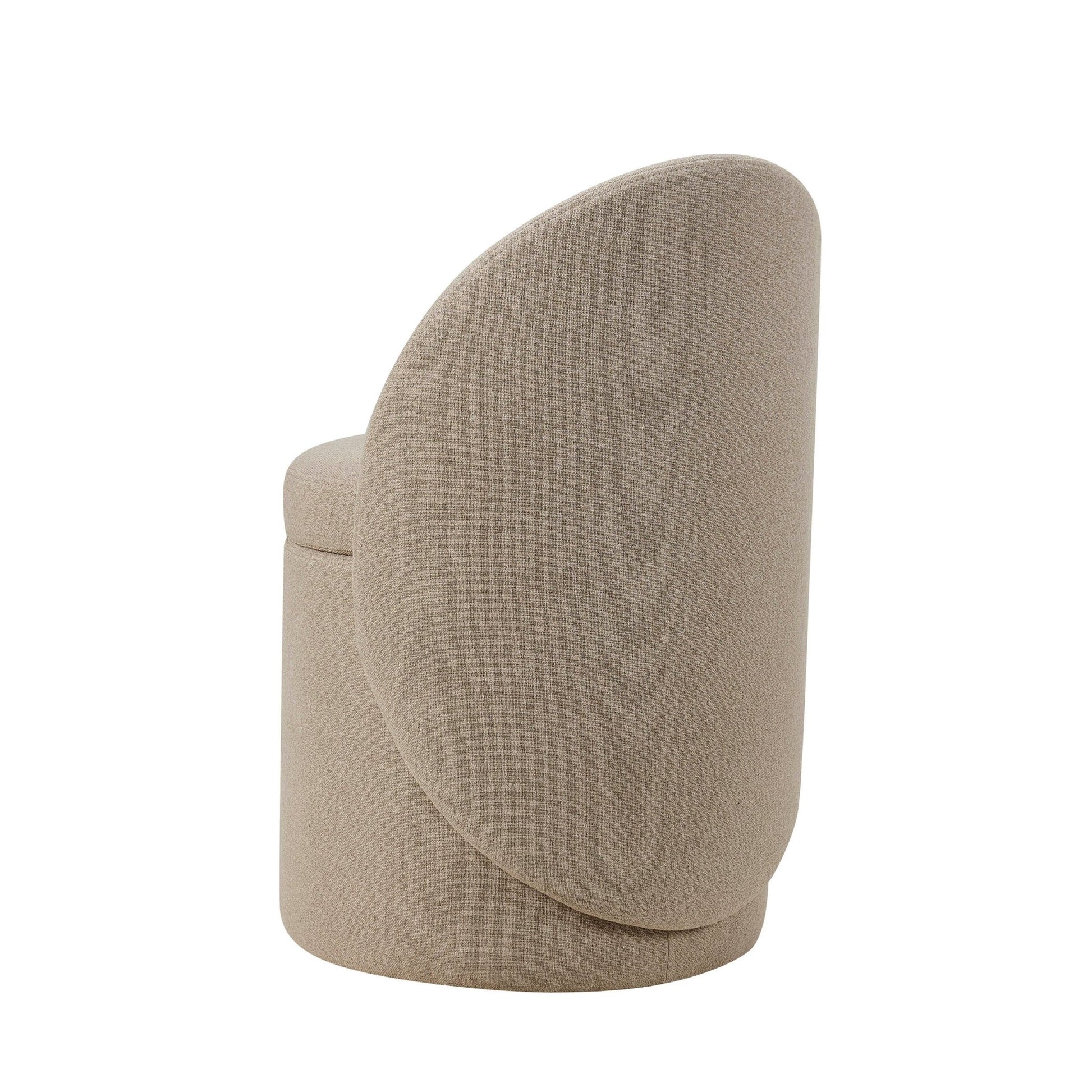 Primrose Dressing Table Storage Stool - Oatmeal - DUSK