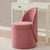 Primrose Dressing Table Storage Stool - Pink - DUSK